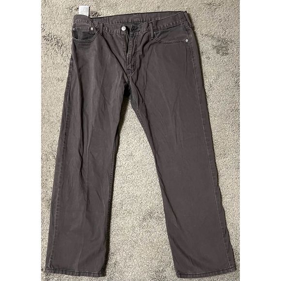 Levi Strauss & Co Dark Gray Mens Striaght Leg Pants - Picture 1 of 3